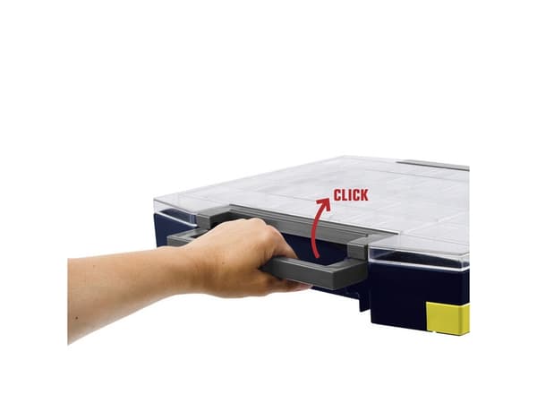 raaco Boxxser 80 5x10-14, Polykarbonat, 2,16 kg, Blå