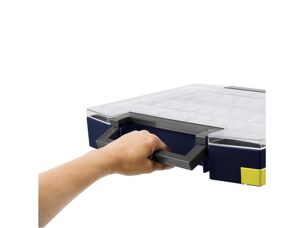 raaco Boxxser 80 5x10-14, Polykarbonat, 2,16 kg, Blå