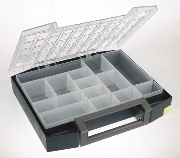 raaco Boxxser 80 5x10-14, Polykarbonat, 2,16 kg, Blå