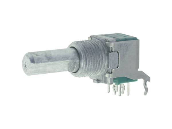 ALPS RK09L1220 50KBX2CC Roterande potentiometer med centrumkrok Mono 0,05 W 50 kΩ 1 st