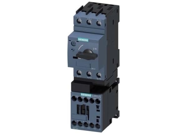 Siemens 3RA2110-0FA15-1BB4 3RA21100FA151BB4 Forbrugsafgrening Motorydelse ved 400 V 0.12 kW 690 V Nominel strøm 0.44 A