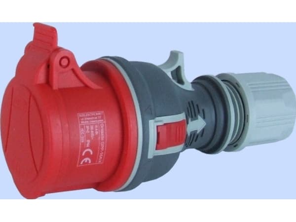 Elektromet Suora siirrettävä pistorasia TWIST GPP-16/4 punainen 4P 16A 400V (921871)