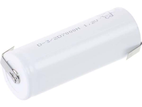 Mexcel D-3/2D7000H Special-batteri 3/2 D Tåler høj temperatur, Flat-Top NiCd 1.2 V 7000 mAh