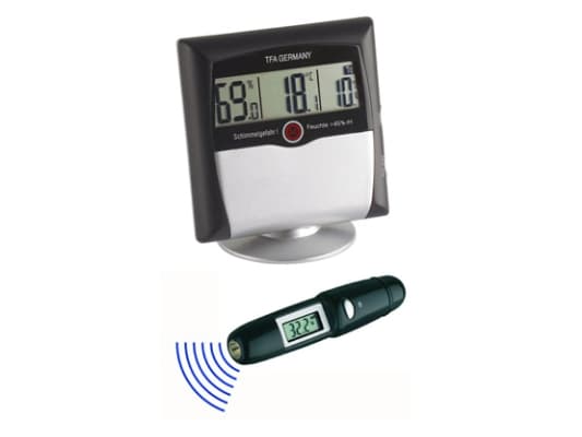 VOLTCRAFT MS-10 Luftfugtighedsmåler (hygrometer) 1 % rF 99 % rF Dugpunkts/skimmelsvampsvisning