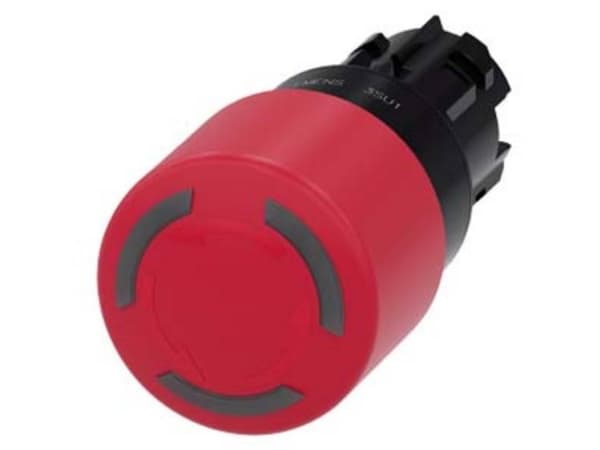 Siemens 3SU1001-1GB20-0AA0 Nødstopstast IP66, IP67, IP69/IP69K 1 stk