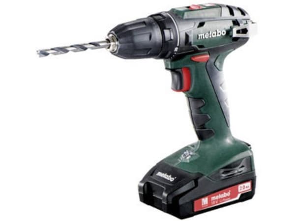 Metabo BS 18 - Drill/driver - trådløs - 2 hastigheter - nøkkelfri borhylse 10 mm - 48 N·m - 2 batterier - 18 V