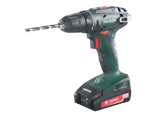 Metabo BS 18 - Drill/driver - trådløs - 2 hastigheter - nøkkelfri borhylse 10 mm - 48 N·m - 2 batterier - 18 V