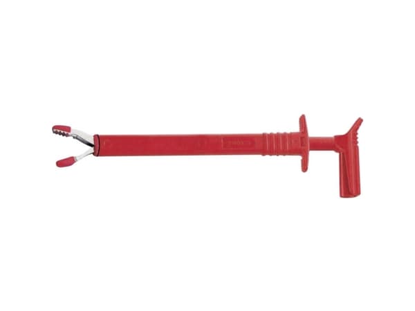 Stäubli XCi Safety Crocodile Leg Connector 4 mm CAT II 1000 V Svart