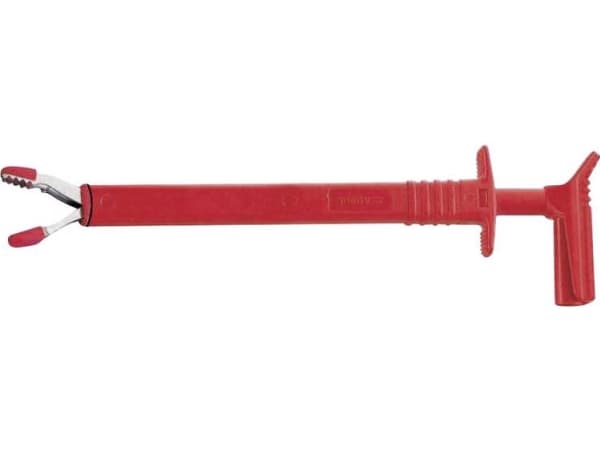 Stäubli XCi Safety Crocodile Leg Connector 4 mm CAT II 1000 V Svart