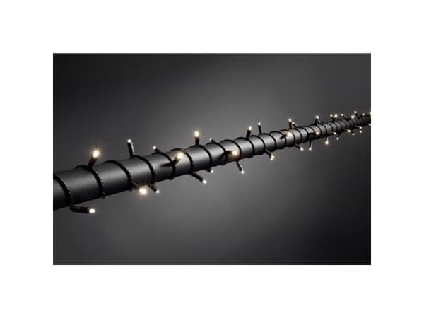 Konstsmide 6622-117 Micro ljuskedja Externt via strömförsörjning Antal glödlampor 120 LED (RGB) Varmvit Belyst Längd: 11,9 m Dimbar