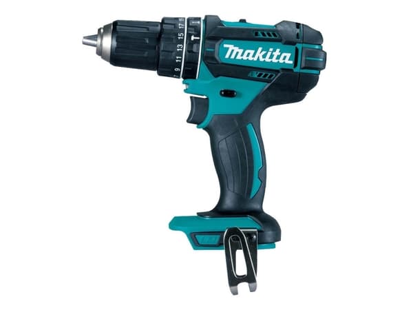 Makita DHP482Z - Vasaraporakone/ruuvinväännin - akkuporakone - 2-nopeuksinen - avaimeton porapatruuna 13 mm - 62 N-m - ei akkua - 18 V