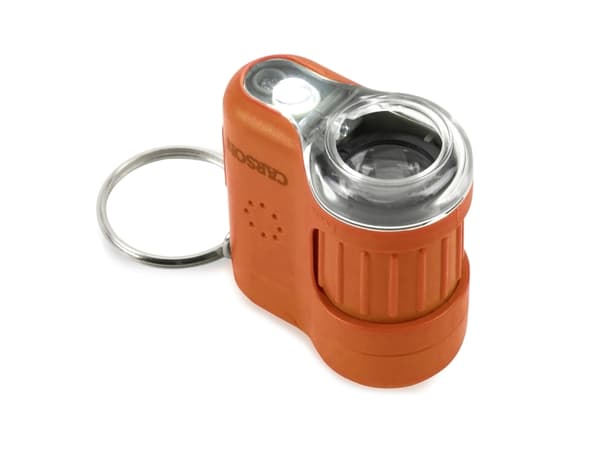 Carson MICROMINI 20X, Digitaalinen mikroskooppi, Oranssi, Hopea, 20x, LED, Akku, 23 mm