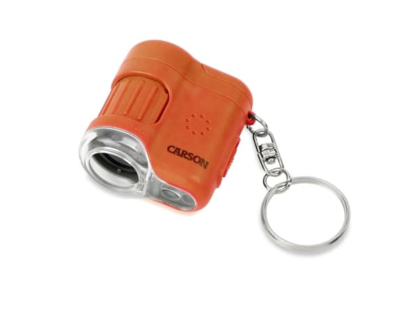 Carson MICROMINI 20X, Digitalt mikroskop, Orange, Silver, 20x, LED, Batteri, 23 mm Orange, Silver