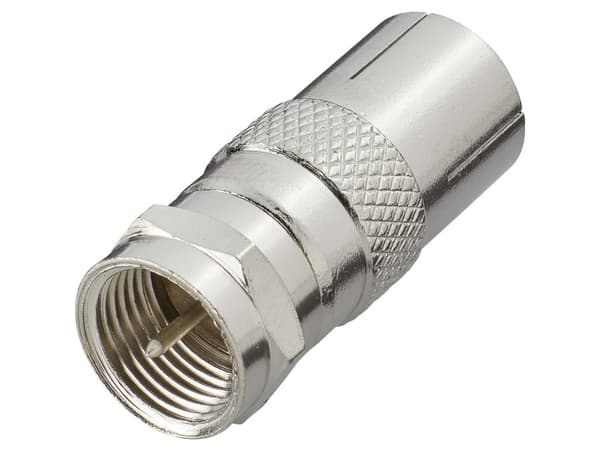 Renkforce RF-4196979, F, Belling-Lee/IEC, Silver