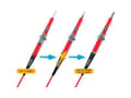 Miniatyrbild 3 av 5: VOLTCRAFT MS-4PS, Test lead set, Svart, Röd, 1 m, 600 - 1000 V, 10 A, Rak