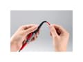 Miniatyrbild 4 av 5: VOLTCRAFT MS-4PS, Test lead set, Svart, Röd, 1 m, 600 - 1000 V, 10 A, Rak