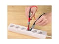 Miniatyrbild 5 av 5: VOLTCRAFT MS-4PS, Test lead set, Svart, Röd, 1 m, 600 - 1000 V, 10 A, Rak