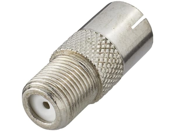 Renkforce RF-4196985, F, Belling-Lee/IEC, Silver