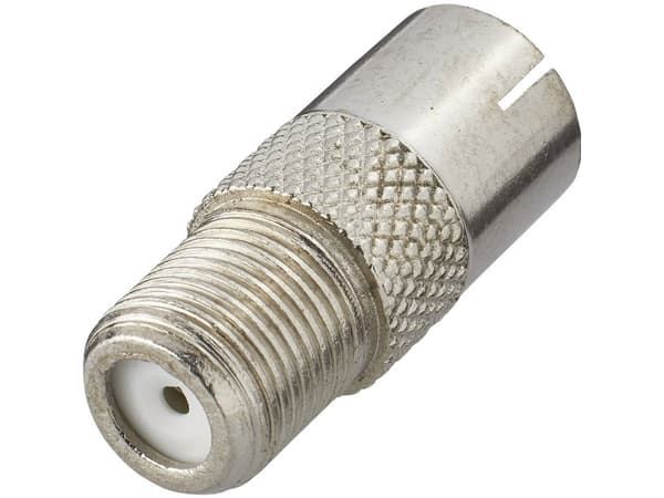 Renkforce RF-4196985, F, Belling-Lee/IEC, Silver