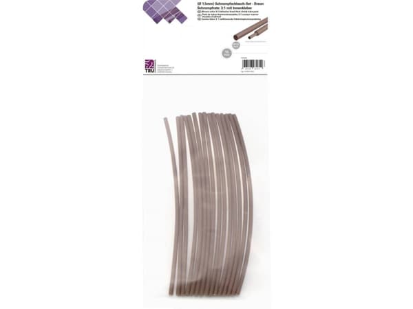 Conrad T1902CA021, Kutistesukka, Ruskea, Polyeteeni, 15 kpl, 125 °C, Muovipussi
