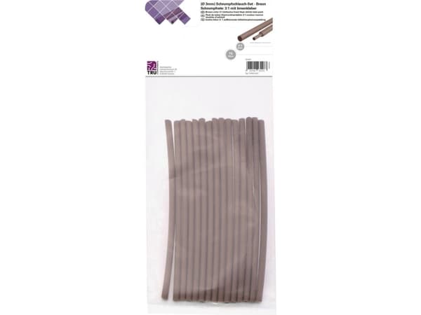 Conrad T1902CA027, Kutistesukka, Ruskea, Polyeteeni, 15 kpl, 125 °C, Kupla