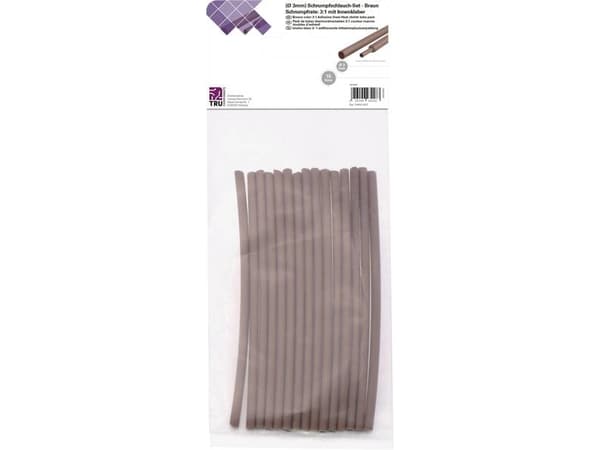 Conrad T1902CA027, Kutistesukka, Ruskea, Polyeteeni, 15 kpl, 125 °C, Kupla
