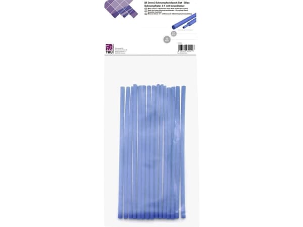 Conrad T1902CA026, Kutistesukka, Sininen, Polyeteeni, 15 kpl, 125 °C, Muovipussi