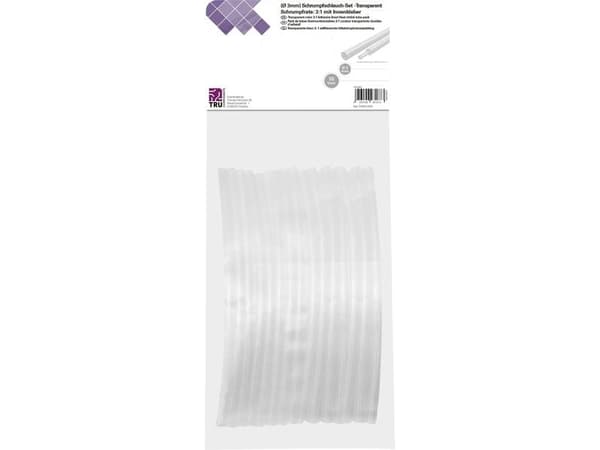 Conrad T1902CA030, Kutistesukka, Läpinäkyvä, Polyeteeni, 3 mm, 15 kpl, 1 mm