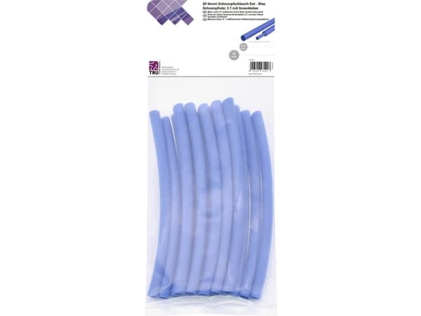 Conrad T1902CA033, Kutistesukka, Sininen, Polyeteeni, 6 mm, 15 kpl, 2 mm