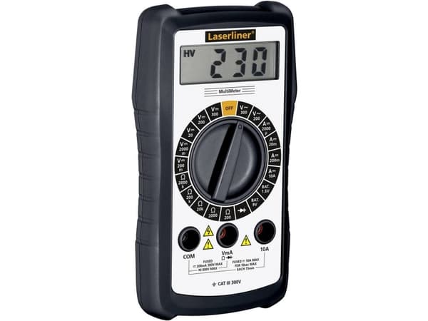 Laserliner 083.031A, LCD, 1999 sifre, 9 V, 77 mm, 28 mm, 139 mm