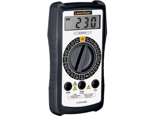 Laserliner 083.031A, LCD, 1999 sifre, 9 V, 77 mm, 28 mm, 139 mm