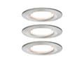 Miniatyrbild 5 av 5: Paulmann 934.58, 3 lampor, LED, 19,5 W, 650 LM, Metallisk