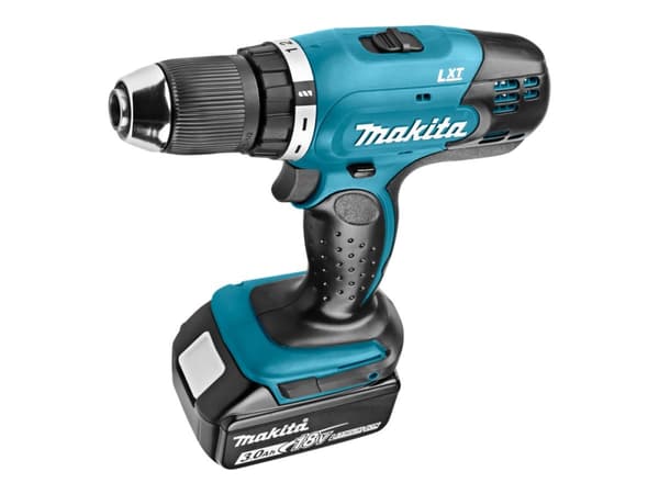 Makita DDF453RFE - Porakone/porakone - akkuporakone - 2-nopeuksinen - avaimeton porakori 13 mm - 42 N-m - 2 akkua - 18 V