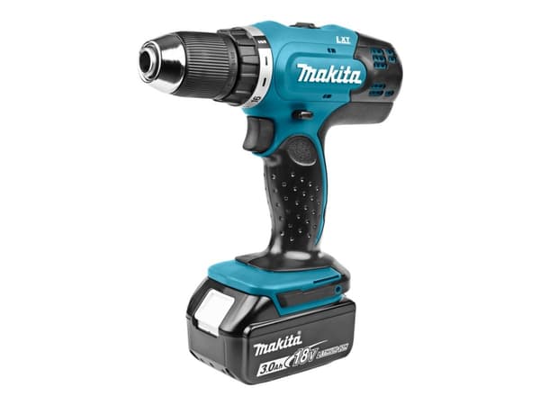Makita DDF453RFE - Porakone/porakone - akkuporakone - 2-nopeuksinen - avaimeton porakori 13 mm - 42 N-m - 2 akkua - 18 V