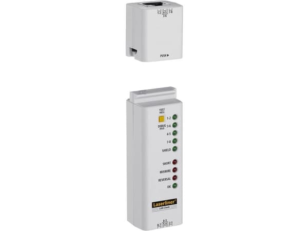 Laserliner LAN-Check, LR44, 1,5 V, 28 mm, 25 mm, 106 mm, 52 g