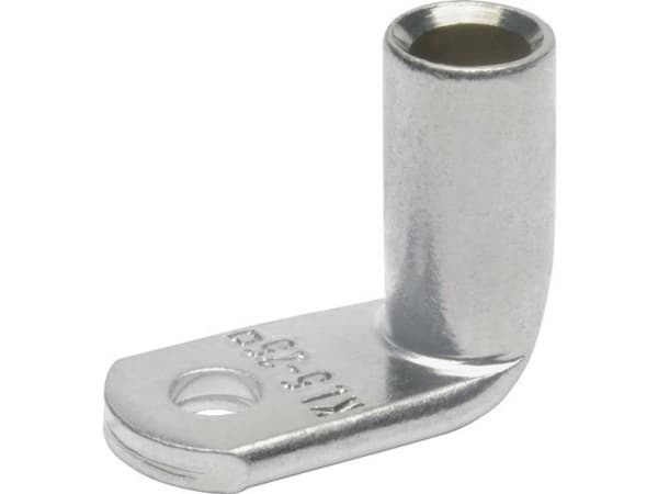 Klauke 48R12, Rörformig ringkabelsko, Plåtburk, Vinklad, Rostfritt stål, Koppar, 95 mm ²
