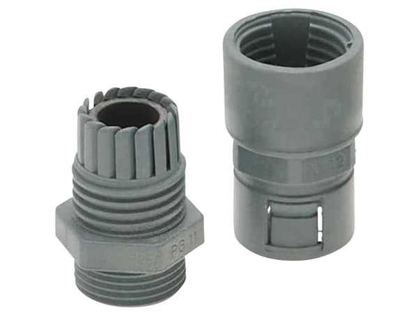 HELUKABEL 903468, Grå, Polyamid, 50 styck, M20x1.5, IP65, -25 - 100 ° C
