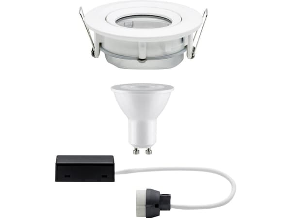 Paulmann 928.97, Indbygget lysplade, GU10, 1 pære(r ), LED, 2700 K, Hvid