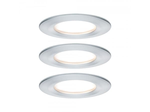 Paulmann 934.98, Indbygget lysplade, 3 pære(r ), LED, 2700 K, 460 lm, Aluminium Aluminium