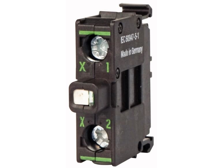 Eaton M22-LEDC-R, Belysning till elskåp, Skruv, Svart, LED, CE, UL, CSA, AC, ?DC