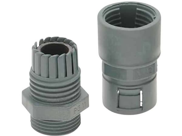 HELUKABEL 903467, Grå, Polyamidi, 1 stk, M16x1.5, IP65, -25 - 100 °C