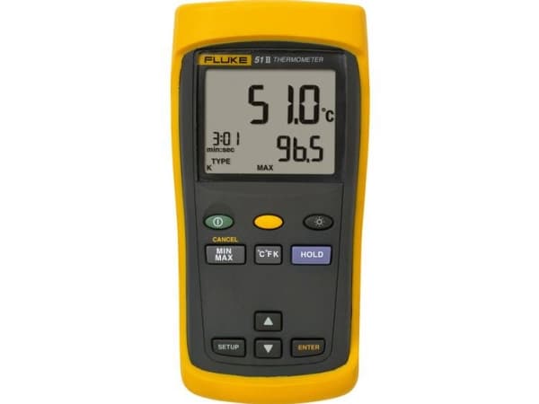 Fluke 51 II, AA, 86 mm, 38 mm, 173 mm, 400 g