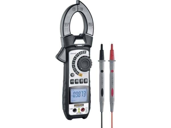 Laserliner ClampMeter XP, Elektronisk, Innland, Strøm, Power frequency, Spenning, Sort, Grå, W, LCD