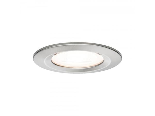 Paulmann 934.39, Indbygget lysplade, GU10, 1 pære(r ), LED, 2700 K, Metallic Metallisk