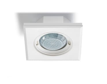 ESYLUX MD-FLAT 360i/8 SQUARE WHITE, Ledningsført, 50 m, Loft, Hvid, IP20, 2,5 m