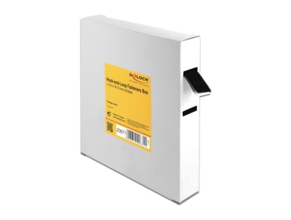 DeLOCK 20671, Musta, 20 mm, 10 m, 1 kpl