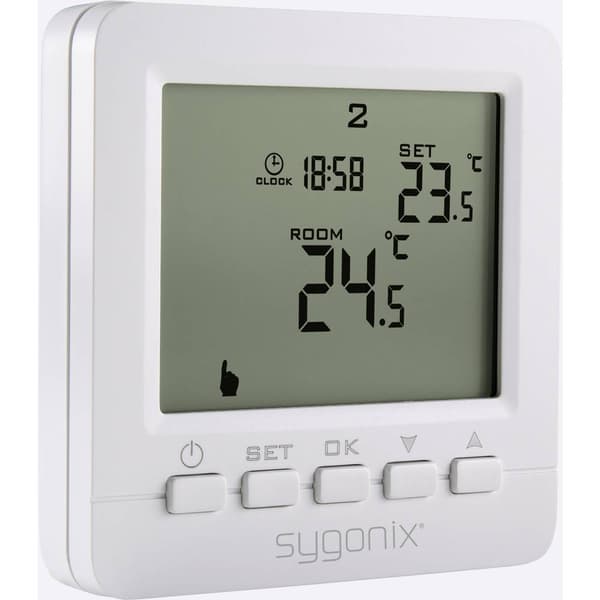 Sygonix SY-4500818 Rumstermostat Infälld Veckoprogram 1 st