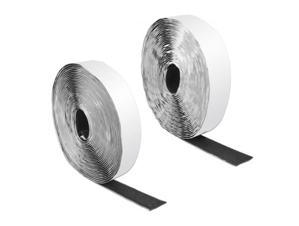 DeLOCK 19081, Muovi, Musta, 25 mm, 10 m, 1 kpl, Muovipussi