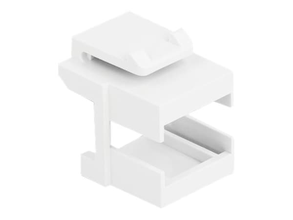 Delock Keystone cover - Chassi med modulär insättning - vit (paket om 10)