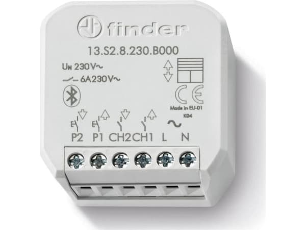 Finder Langaton rullaverhon ohjain Yesly Bluetooth/Wi-FI 2Z 6A 230V AC 13.S2.8.230.B000